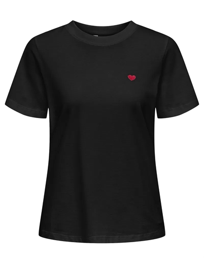 JDY -  Pisa Print T-shirt - Black 